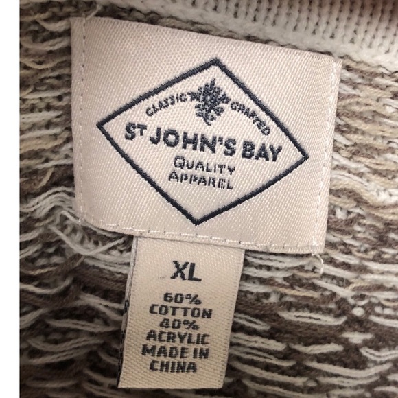 St. John’s Bay Ombré Winter Print Sweater Size XL - Picture 3 of 3